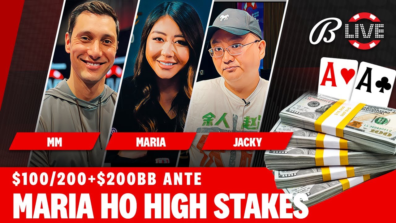 Maria Ho Plays Super High Stakes!